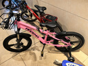 凤凰（Phoenix）儿童自行车男女宝宝脚踏车3-8-12岁儿童山地车14-18-22寸小孩单车 极氪一体轮+ 迷人粉+ 悍马辅助轮 18寸适合身高（120-150cm） 实拍图