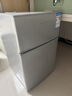 HYUNDAI（韩国现代）小冰箱迷你小型家用冷藏冷冻宿舍出租房办公室双开门二门电冰箱节能省电 58L银【日销过百+租房必备】 实拍图