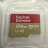 闪迪（SanDisk）256GB TF(MicroSD)内存卡 4K极速金卡A2 V30 U3行车记录仪 运动相机无人机 监控存储卡 读190MB/s 实拍图