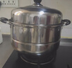 苏泊尔SUPOR 蒸锅真味鲜不锈钢双层复底28cm蒸鱼锅加高锅盖蒸笼EZ28BS04 实拍图