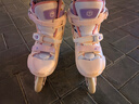 京东京造轮滑鞋儿童中小学初学锁轮溜冰鞋旱冰鞋配头盔护具7件套樱花粉L码 实拍图