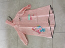 牧萌儿童雨衣带书包位男童女童加长全身学生雨披 粉美人鱼拉链款 3XL 实拍图