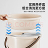 五月花洗衣泡脚洗澡桶 16L耐用加厚清洁塑料手提水桶多用桶带盆水桶  实拍图