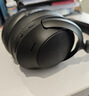 QCY H3S 头戴式-56dB主动降噪【双金标+A级降噪认证】7麦蓝牙耳机无线有线游戏低延迟超长续航 黑色 实拍图
