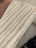 京东京造 400g倍柔全棉CP浴巾 A类加大加厚吸水男女通用大浴巾麦子黄条纹 实拍图