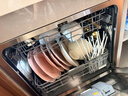 方太（FOTILE）105L嵌入式洗碗机NT01S新品 大容量家用灶下安装蒸汽除菌N1S高能气泡洗智能烘干 105L嵌入式洗碗机 嵌入式 105L   14套  NT01S（黑色） 实拍图