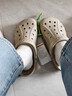 卡骆驰（CROCS）贝雅洞洞鞋男鞋女鞋轻便耐磨一脚蹬拖鞋休闲鞋百搭花园鞋|10126 卵石色-2V3 36 /37(220mm) 实拍图