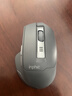 英菲克（INPHIC）M9 无线鼠标可充电轻音办公人体工学电脑台式笔记本2.4G通用便携Typec 灰【可视电量】 实拍图