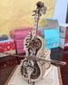 若客（ROKR）秘境大提琴 八音盒音乐盒积木拼图diy手工木质拼装模型生日礼物 实拍图