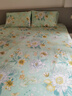 富安娜床上四件套纯棉100%床单被套 双人加大全棉套件230×229cm清新 实拍图