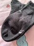 迪卡侬（DECATHLON）透气吸汗袜子运动袜高帮棉袜柔软舒适男女长袜 RS160-商务黑色-3双装 【43-46】(鞋码43/44/45/46) 实拍图