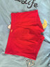 浪莎大红内裤男纯棉本命年属马年骐骥红4条礼物大码裤衩平角男内裤 实拍图