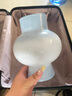 木丁丁灯笼玻璃艺术花瓶冷灰中古欧式ins风颜值装饰花插高级感生日礼物 实拍图