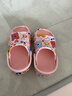 巴布豆儿童拖鞋男童女童洞洞鞋沙滩鞋宝宝凉鞋幼儿凉拖夏季 虾粉 150码 实拍图