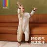 bebebus婴儿睡袋春夏款儿童睡衣四季通用分腿防踢被 暖宝宝pro双层四季款（室温20-24℃） S【73码 建议身高70-80CM】 实拍图