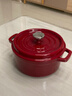 苏泊尔SUPOR 珐琅锅汤锅22cm铸铁锅炖锅酒红ET22MF01-R  实拍图