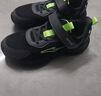 鸿星尔克（ERKE）童鞋男女童跑鞋儿童秋季新品密网缓震运动鞋正黑/黑土地28 实拍图