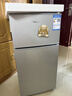 HYUNDAI（韩国现代）小冰箱迷你小型家用冷藏冷冻宿舍出租房办公室双开门二门电冰箱节能省电 80L银【租房神器+高性价比】 实拍图