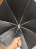 天堂伞 防紫外线晴雨伞直杆 黑胶防晒直柄遮阳伞晴雨两用 飞马 实拍图