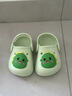牧童儿童拖鞋夏男宝宝洞洞鞋软底女童卡通洗澡婴幼儿家居鞋奶龙绿180 实拍图