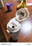 膳魔师（THERMOS）保温杯316L不锈钢大容量水杯儿童男女情侣杯子生日礼物团购 【热卖推荐】SPlus杏仁白 500ml 实拍图