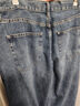 优衣库常规款女装男装宽松廓形牛仔裤/弯刀镰刀裤子479000 482280 482280/67海蓝色 29 /165/74A 实拍图