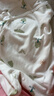 童泰婴儿连体衣春秋季纯棉衣服初生宝宝蝴蝶哈衣爬服和尚服绿色59cm 实拍图
