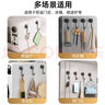 斯图（sitoo）强力磁铁挂钩免打孔磁吸磁性挂钩铁门冰箱吸铁石可旋转办公桌宿舍门后粘钩 直钩E16银色 5个装 实拍图