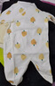 童泰婴儿连体衣新生儿衣服四季0-6月初生宝宝哈衣爬服纯棉内衣2件装 黄白小树（四季款） 59cm (建议1-3个月身高55-60cm) 实拍图