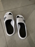 回力运动拖鞋男浴室内户外不易滑厚底凉拖鞋HL39391白黑色45-46码 实拍图