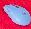 罗技（G）G304 LIGHTSPEED无线鼠标 游戏鼠标 轻质便携 鼠标宏 绝地求生FPS英雄联盟吃鸡 生日礼物 紫色 实拍图