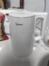 美的（Midea）电热水壶家用烧水壶泡茶0涂层食品级304不锈钢自动断电双层防烫全钢无缝1.5L大容量 MK-HJ1566 实拍图