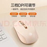 惠普（HP）S1000C无线鼠标 可充电TypeC办公鼠标 家用/商务办公/笔记本/台式机USB接口即插即用 奶茶色 实拍图