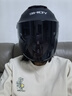 YOHE永恒电动车头盔夏季防晒透气半盔摩托车男女士通用电瓶车轻便式安全帽新国标3C认证 热销色-哑黑黑茶（防晒耐磨） 大小可调节 实拍图