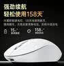 时栎帆无线鼠标 无线2.4G蓝牙轻音办公鼠标 小巧便携mac笔记本台式机电脑办公通用 经典白 实拍图