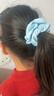 爆品蓝白波点大肠发圈少女心发饰 蓝白+波点 共2个 实拍图