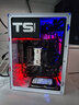 硕一商务办公电脑机箱台式机迷你小型手提桌面主机箱（M-ATX/ITX主板/ATX电源/0.6加厚板材） V200白色【0.6MM钢板】顺丰发货 实拍图