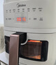 美的（Midea）空气炸锅 全自动实用大容量家用空气炸锅烤红薯免翻面电炸锅烤箱早餐机多功能炸薯条 【可视窗】电子触控蒸汽嫩烤 5.3L KZC5383D 实拍图