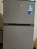 美的（Midea）112L两门小冰箱灰色双温小冰箱迷你家用宿舍租房灵活摆放节能低音深冷速冻 BCD-112CM 实拍图