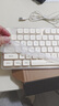 狼途L1静音键盘有线无线高颜值104键机械手感薄膜键盘电竞游戏办公码字男女生键盘电脑平板笔记本外设 【有线·低音】奶白暖光单光 实拍图