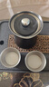 入一山河随行壶旅行茶具一人饮316不锈钢收纳包户外便携茶具套装 黑色 一壶4杯 实拍图