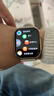 联想（Lenovo）智能手表 Watch Fit轻薄大屏血氧心率睡眠蓝牙通话健康监测穿戴运动手表手环 曜石金 国家补贴 实拍图