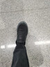 VOLO犀牛父亲节送礼商务休闲皮鞋男士一脚蹬套脚鞋厚底 黑色 40 实拍图