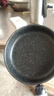 【亏本清仓】韩式麦饭石色不粘锅平底锅铁锅电磁炉不带盖 黑色小煎锅 16cm 实拍图