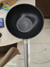 三禾炒锅涂层炒锅无涂层不粘锅带蒸屉带铲不锈钢钛炒菜锅30cm 实拍图