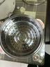 美的（Midea）电煮锅 0涂层不锈钢 宿舍小电锅 多功能家用宿舍泡面小火锅 2.6L蒸煮一体电热锅 XZC2066G 配蒸笼 实拍图
