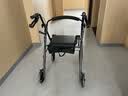 稻承老人助行器四轮推车可折叠轮椅四脚拐杖购物车带脚踏扶手DC502 实拍图