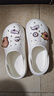 俞兆林（YUZHAOLIN）洞洞鞋男女情侣沙滩鞋厚底增高凉拖鞋外穿 YU918 白色 实拍图