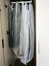 JEKO&JEKO衣服防尘罩防尘袋10件套大衣羽绒服衣物收纳袋透明衣罩挂衣袋灰色 实拍图