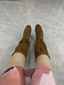 妙丽（Millies）春秋季新款长筒靴女复古堆堆靴褶皱西部靴内增高美拉德骑士长靴子 焦糖色 跟高1cm+内增高3.5cm 39 (245mm) 实拍图